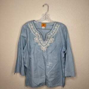 Ruby Road Embroidered Tunic